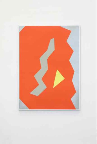 Shapes No 5, 2016, Papier auf Karton, 70 x 50 cm