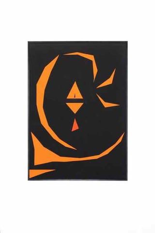 Shapes No 10, 2016, Papier auf Karton, 70 x 50 cm