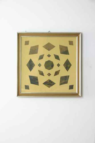 Labyrinth, 2010, Papier auf Druck, 50 x 50 cm