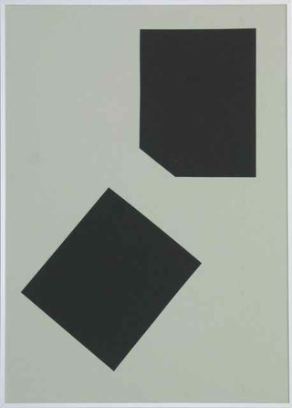 Shapes 2, 2016, Karton auf Karton, 100 x 70 cm